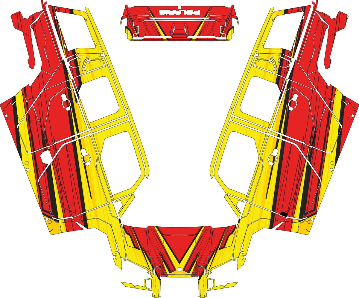 Custom ADV 1000 graphics kit on a Polaris XPEDITION