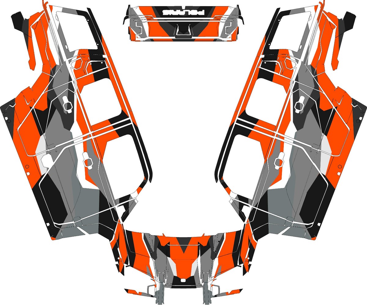 Custom ADV 1000 c graphics kit on a Polaris XPEDITION
