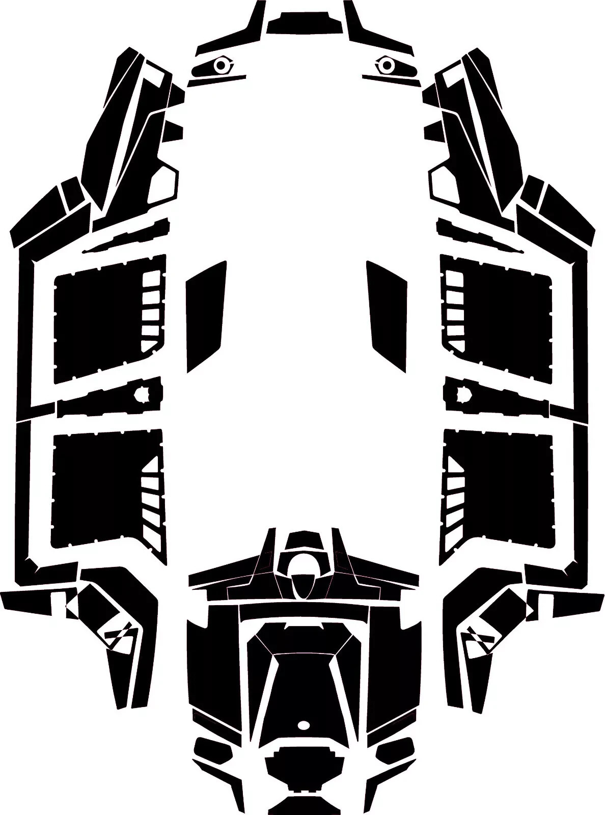 900 digital template for Polaris RZR Pro XP