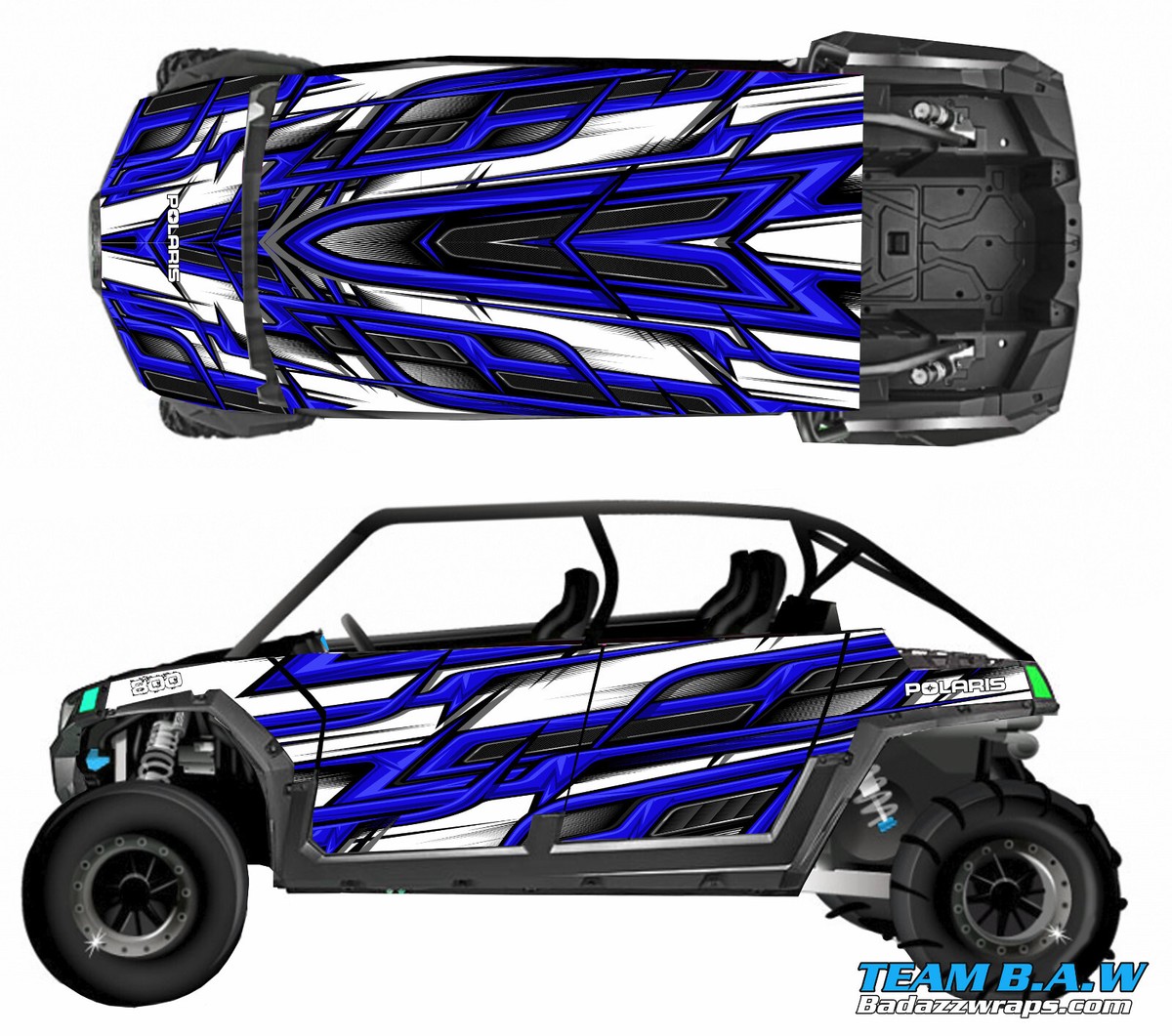 Grapfix 4 graphics kit on a Polaris RZR 800