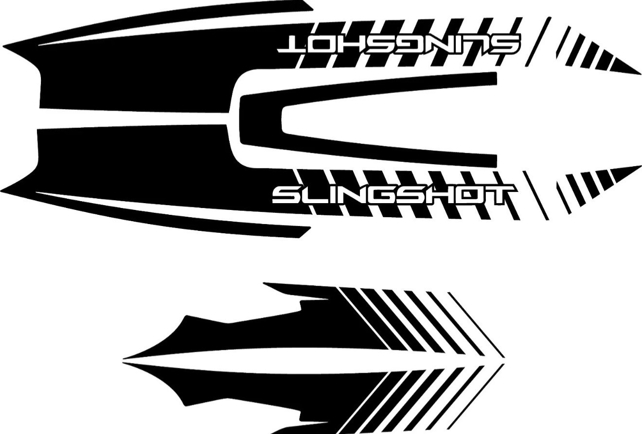 slingshot race stripes graphics kit on a Polaris ACE
