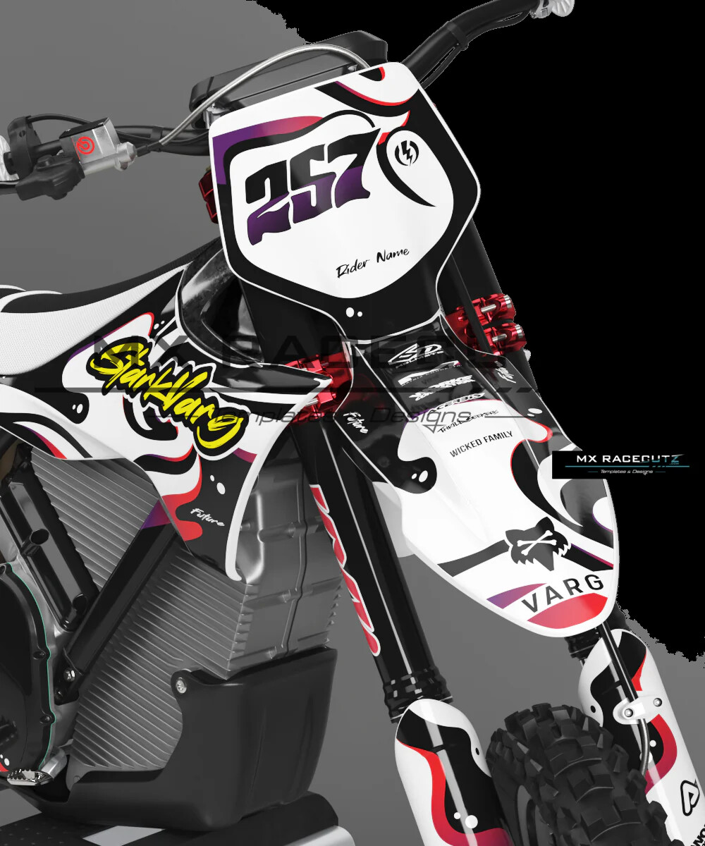 Charger graphics kit on a Stark Future Stark Future