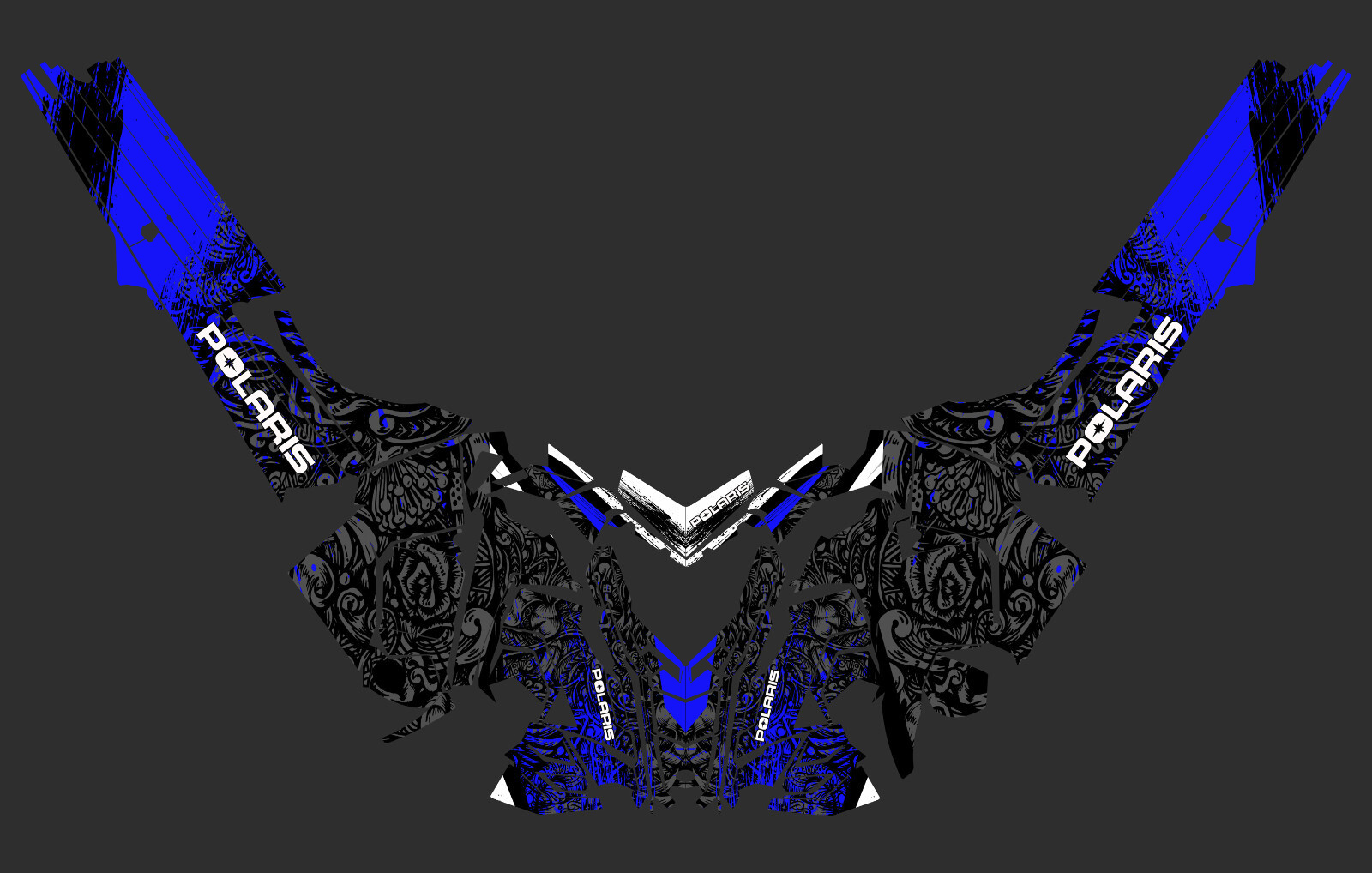 Grapfix Pro 001 graphics kit on a Polaris AXYS