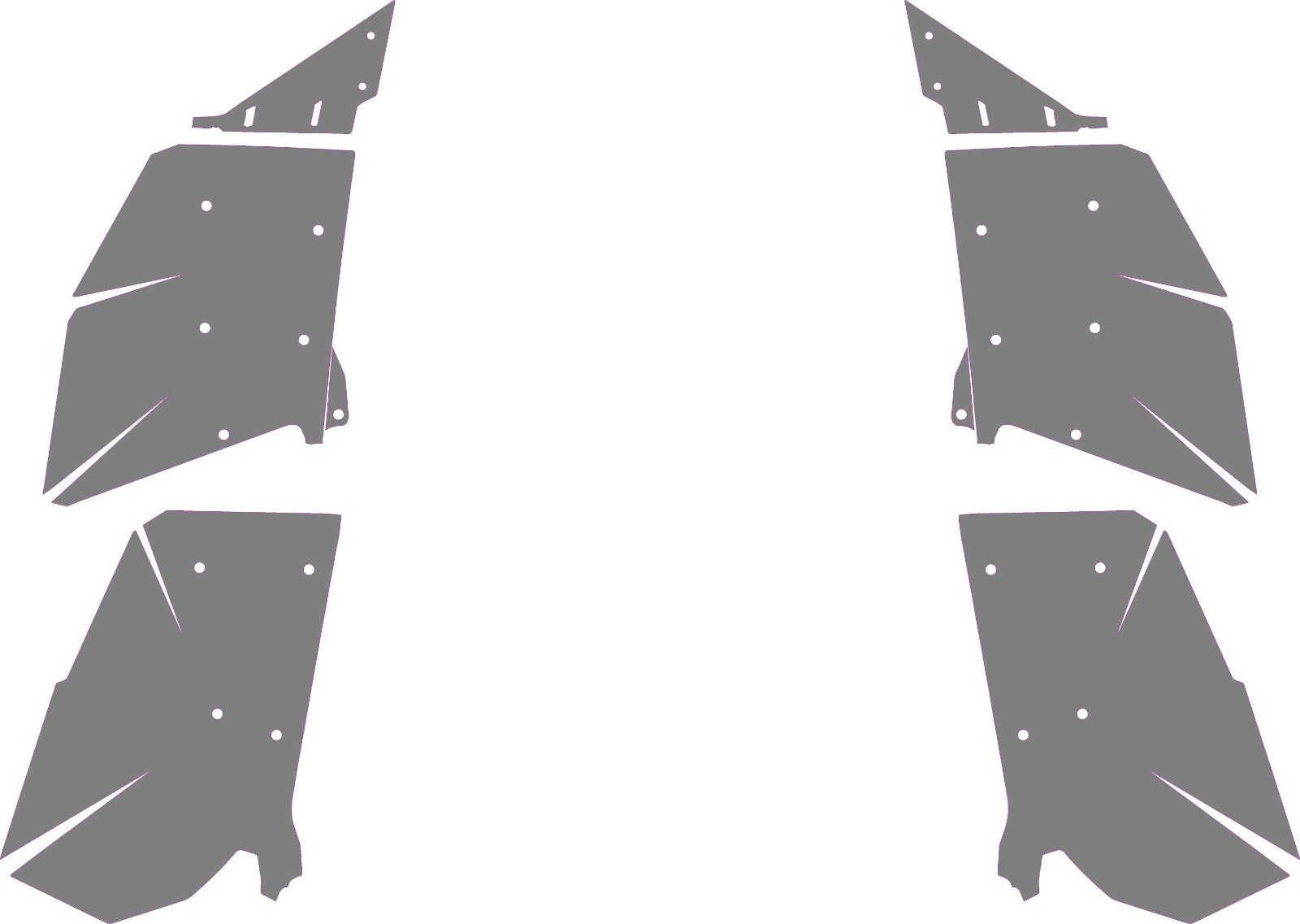 4 digital template for Polaris RZR Pro XP