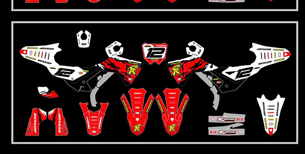 CLEVELAND graphics kit on a Honda CRF 250 / 450