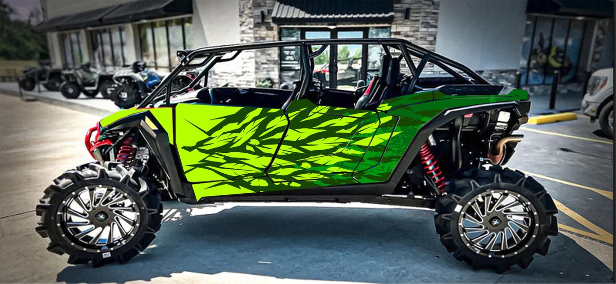 Grapfix XP 4 graphics kit on a Polaris RZR