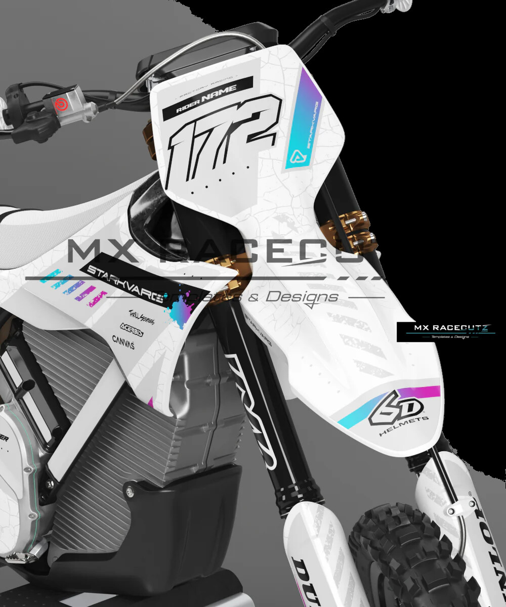 Charger graphics kit on a Stark Future Stark Future