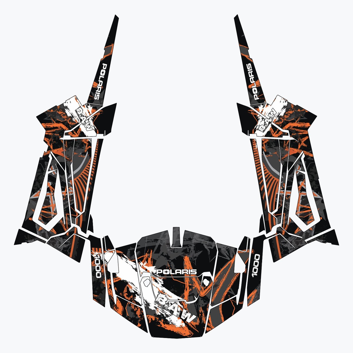 Punk graphics kit on a Polaris RZR