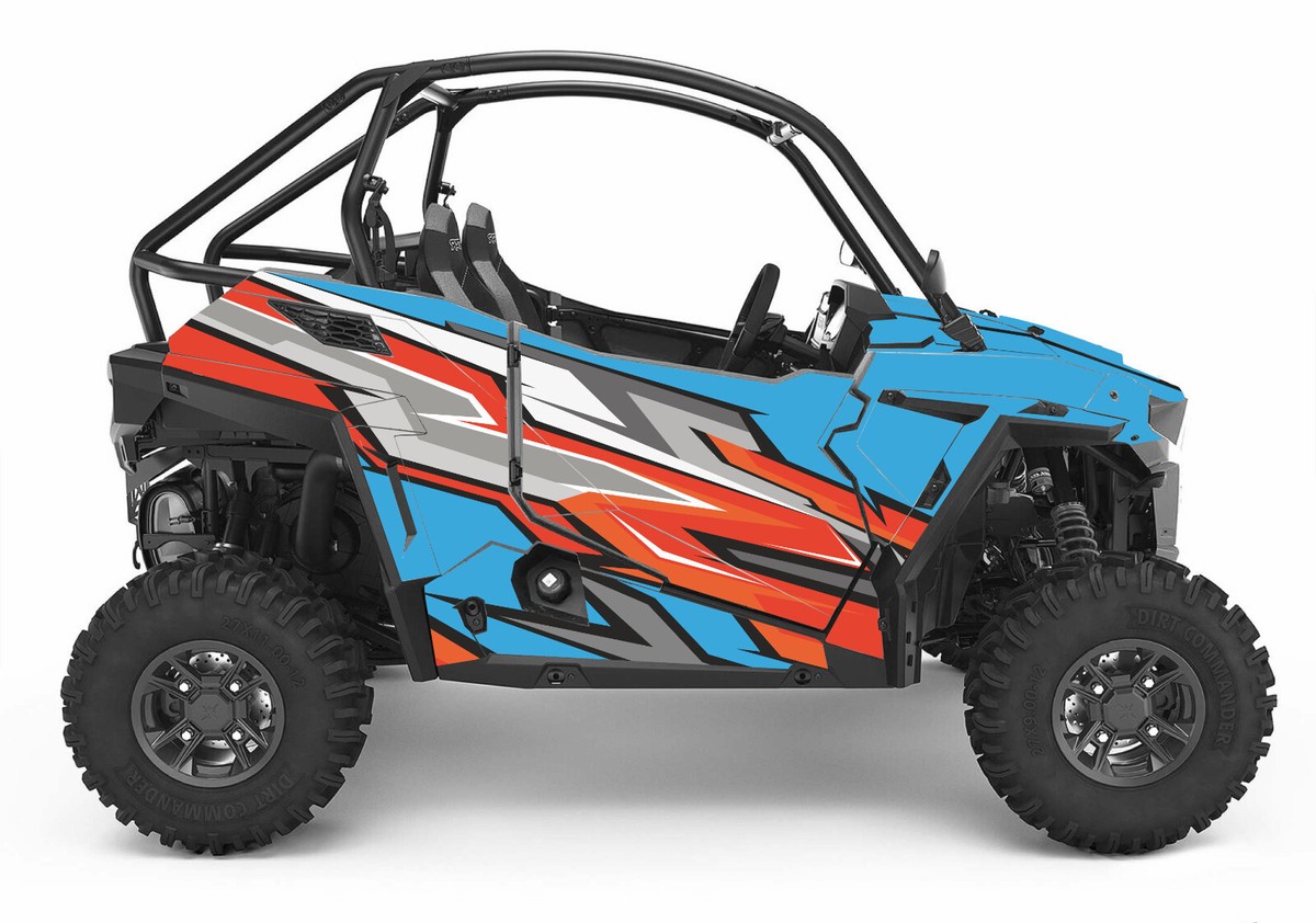 Grapfix 21+ Trail S graphics kit on a Polaris RZR