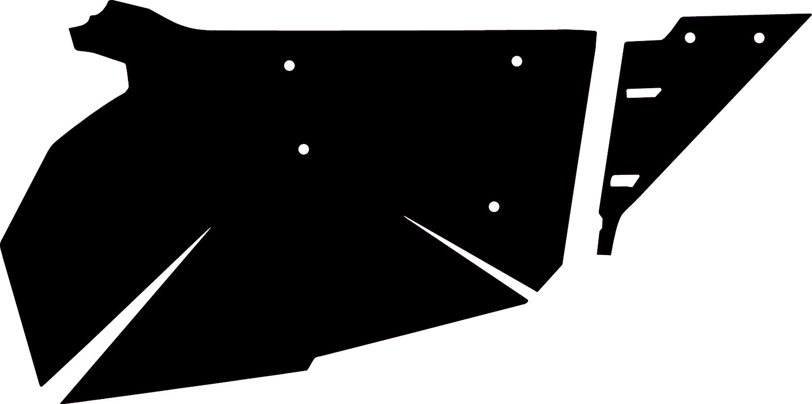 Aluminum digital template for Polaris RZR Pro XP