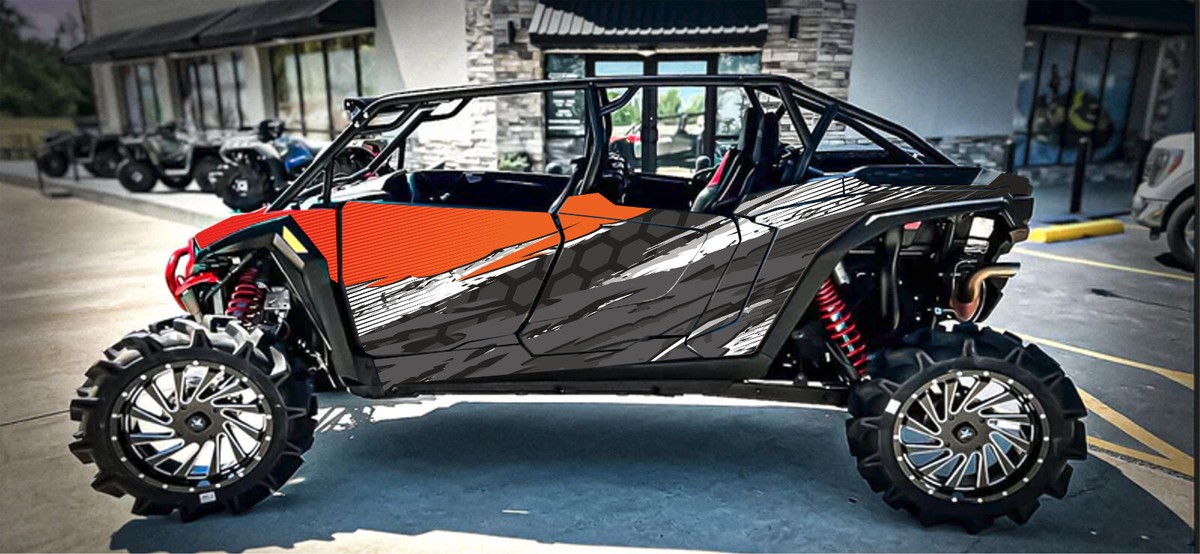 Grapfix XP 4 graphics kit on a Polaris RZR