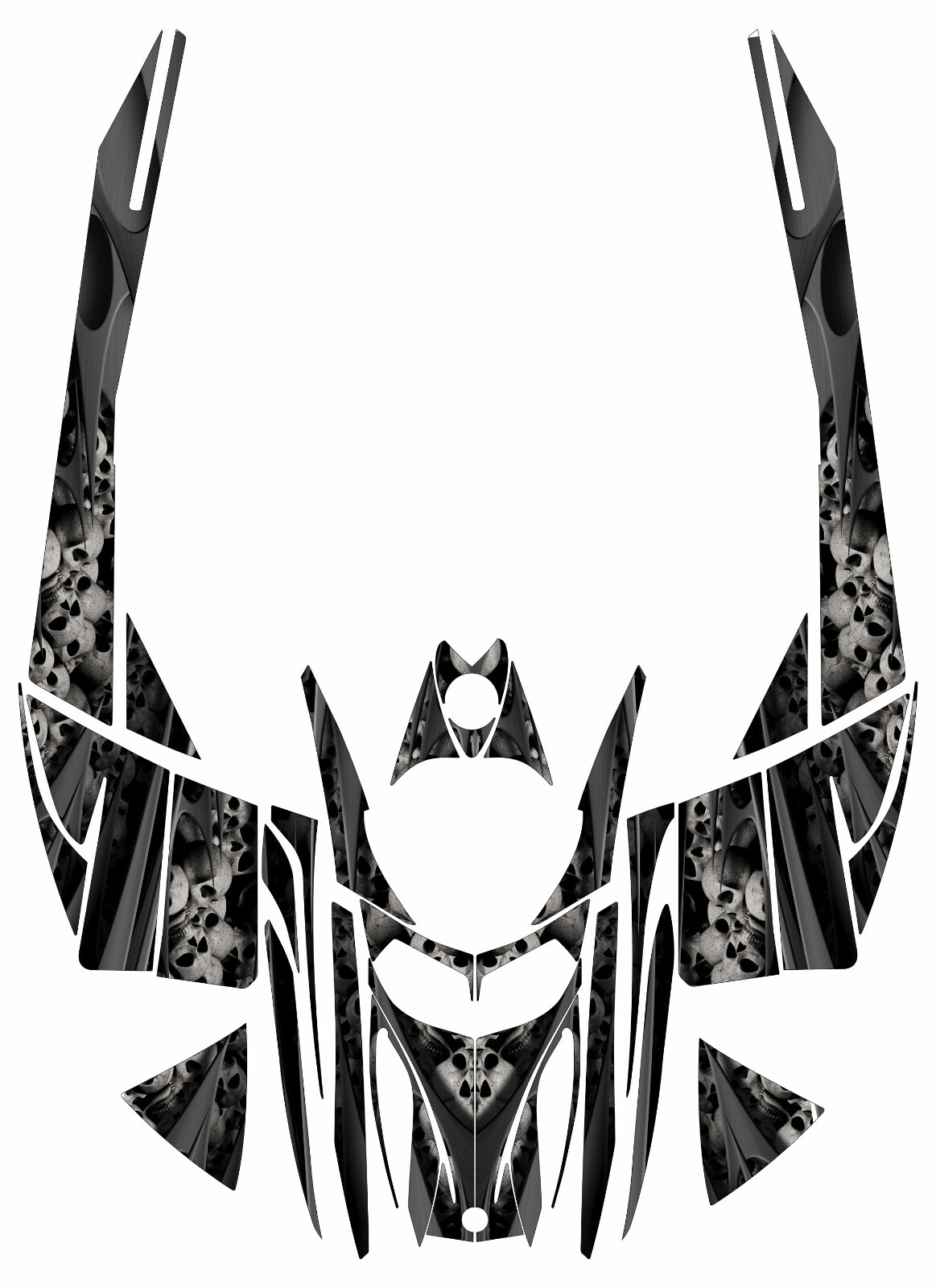 Bone Yard graphics kit on a Ski-Doo REV