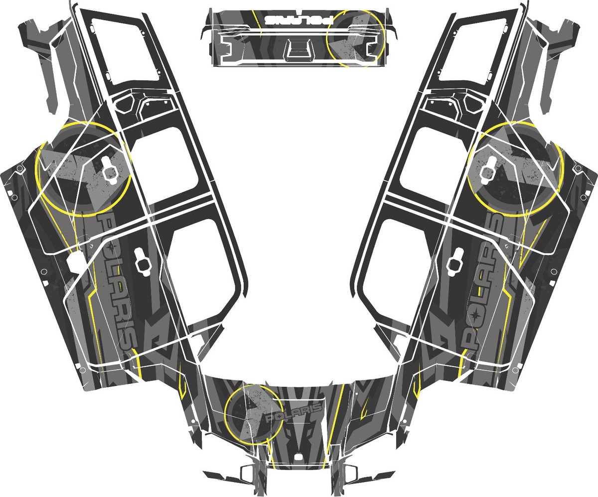 Custom ADV 1000 graphics kit on a Polaris XPEDITION