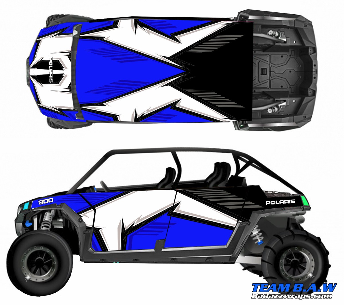 Grapfix 4 graphics kit on a Polaris RZR 800