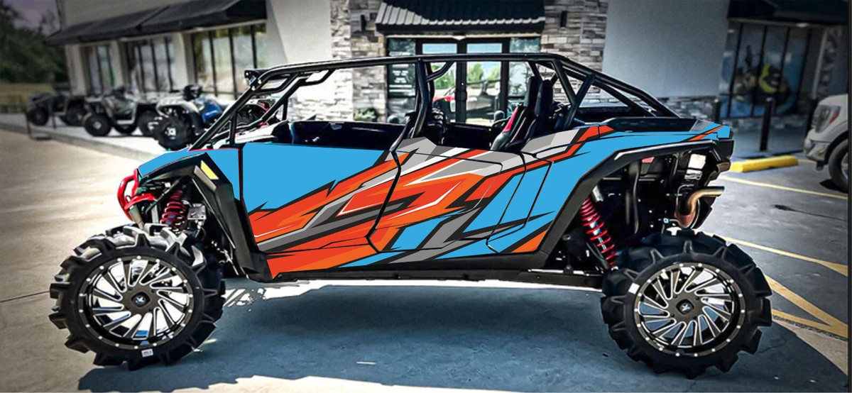 Grapfix XP 4 graphics kit on a Polaris RZR