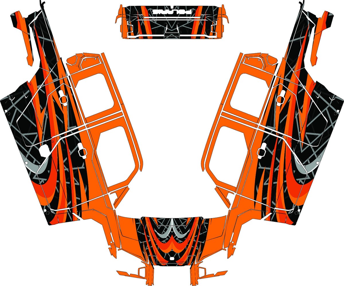 Custom XP5 1000 graphics kit on a Polaris XPEDITION