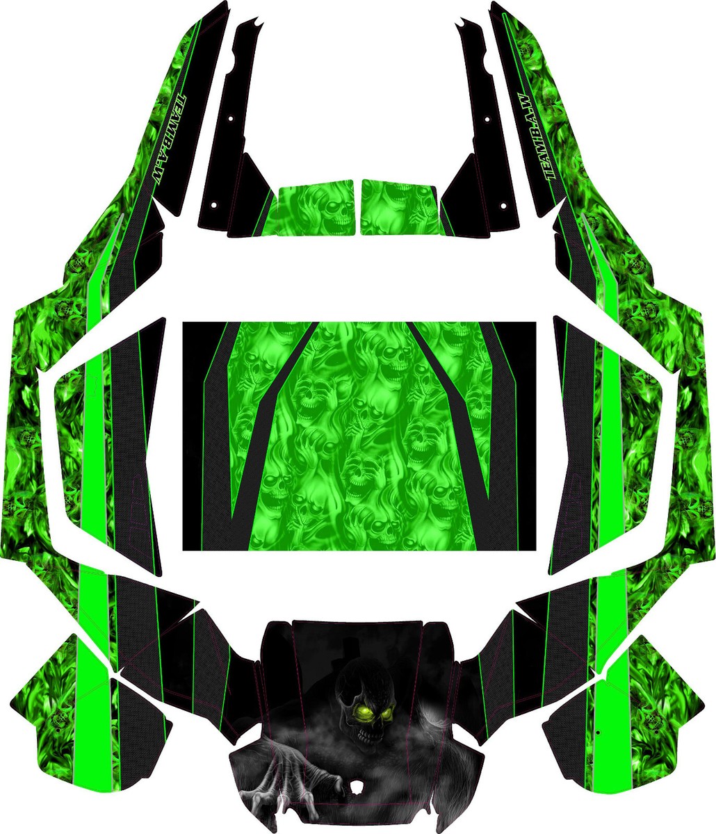 Arcticat x graphics kit on a Arctic Cat Wildcat