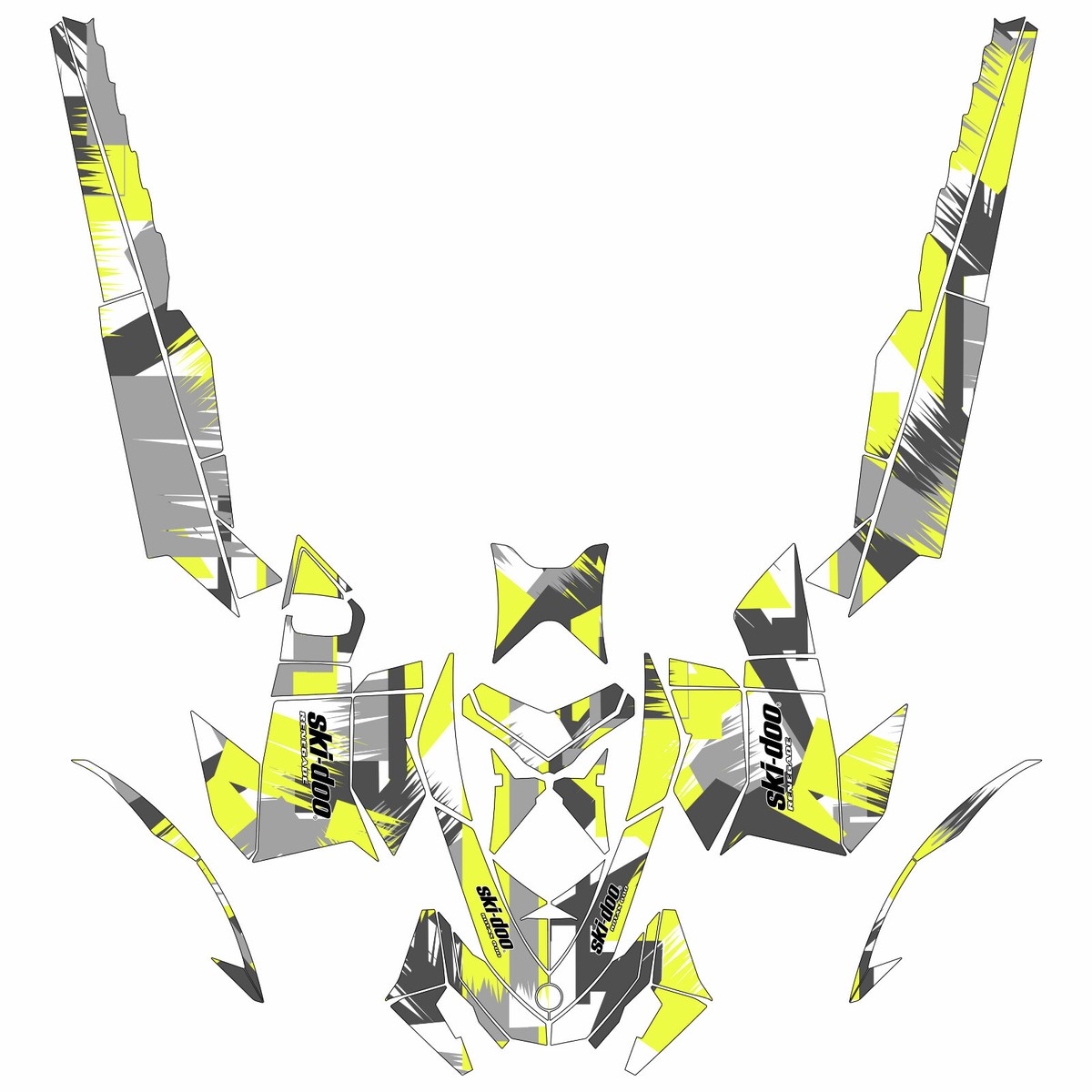 S graphics kit on a Ski-Doo REV XM