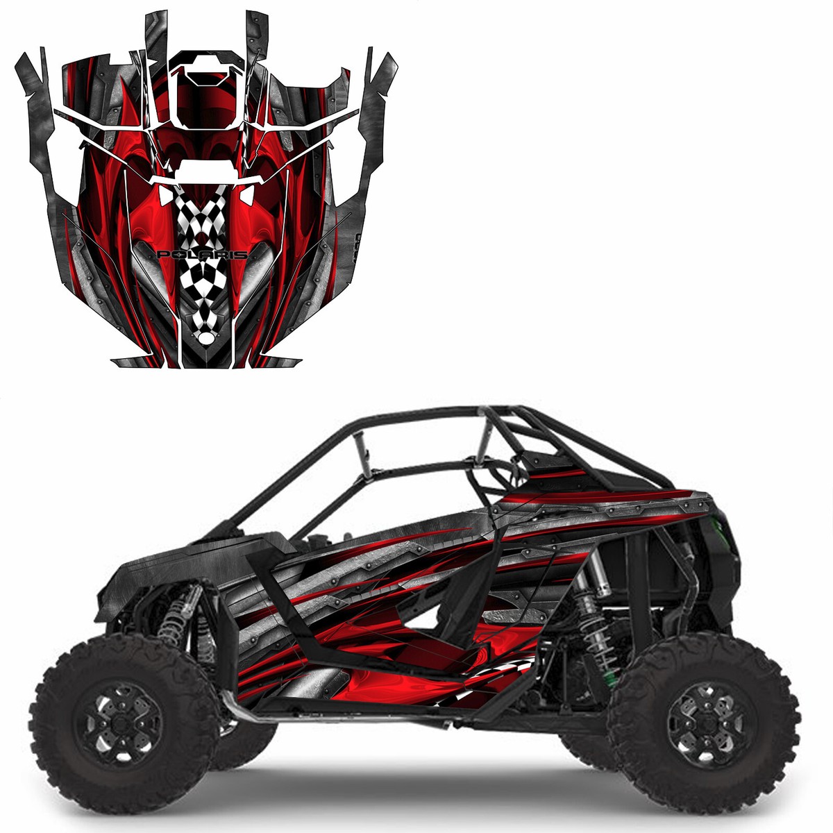 Grapfix graphics kit on a Polaris RZR