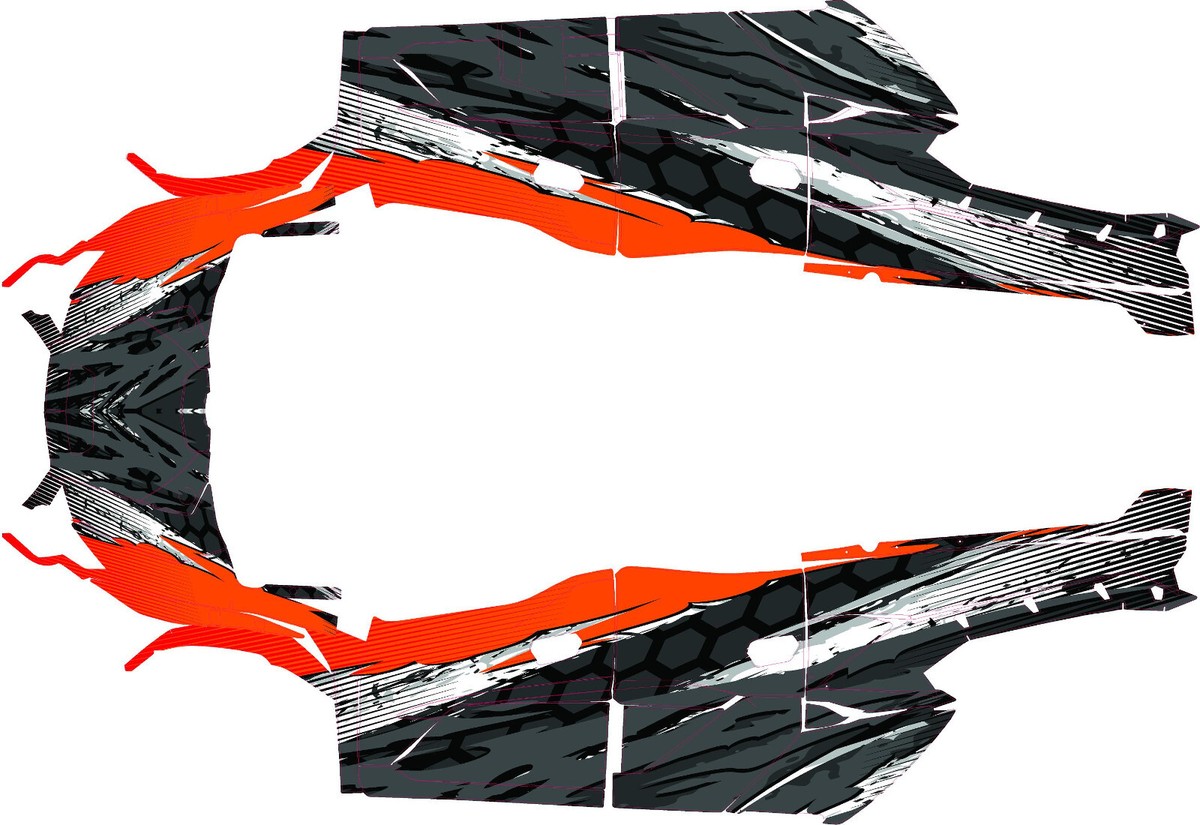 D0013 graphics kit on a Kawasaki Teryx KRX 1000