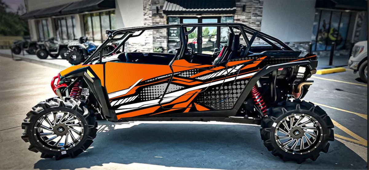 Grapfix XP 4 graphics kit on a Polaris RZR