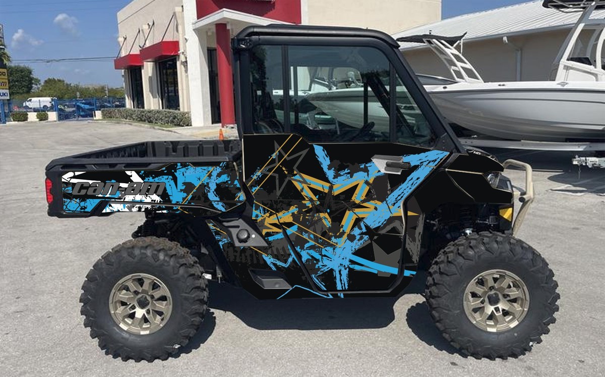 T01 graphics kit on a Can-Am Defender