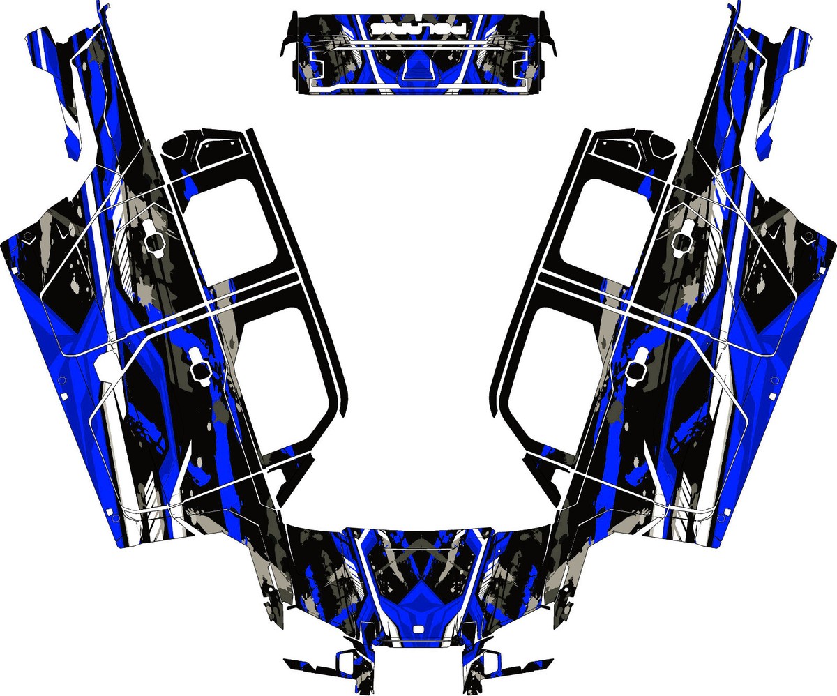 Custom XP5 1000 graphics kit on a Polaris XPEDITION