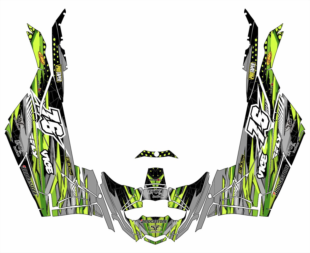 Camo x 16 graphics kit on a Can-Am Maverick X3