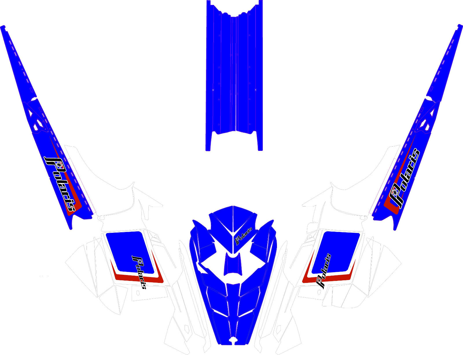 Grapfix graphics kit on a Polaris RMK