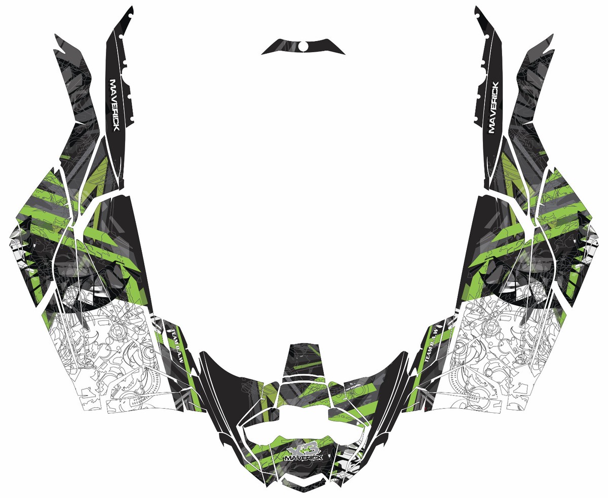 005-005 graphics kit on a Can-Am Maverick X3