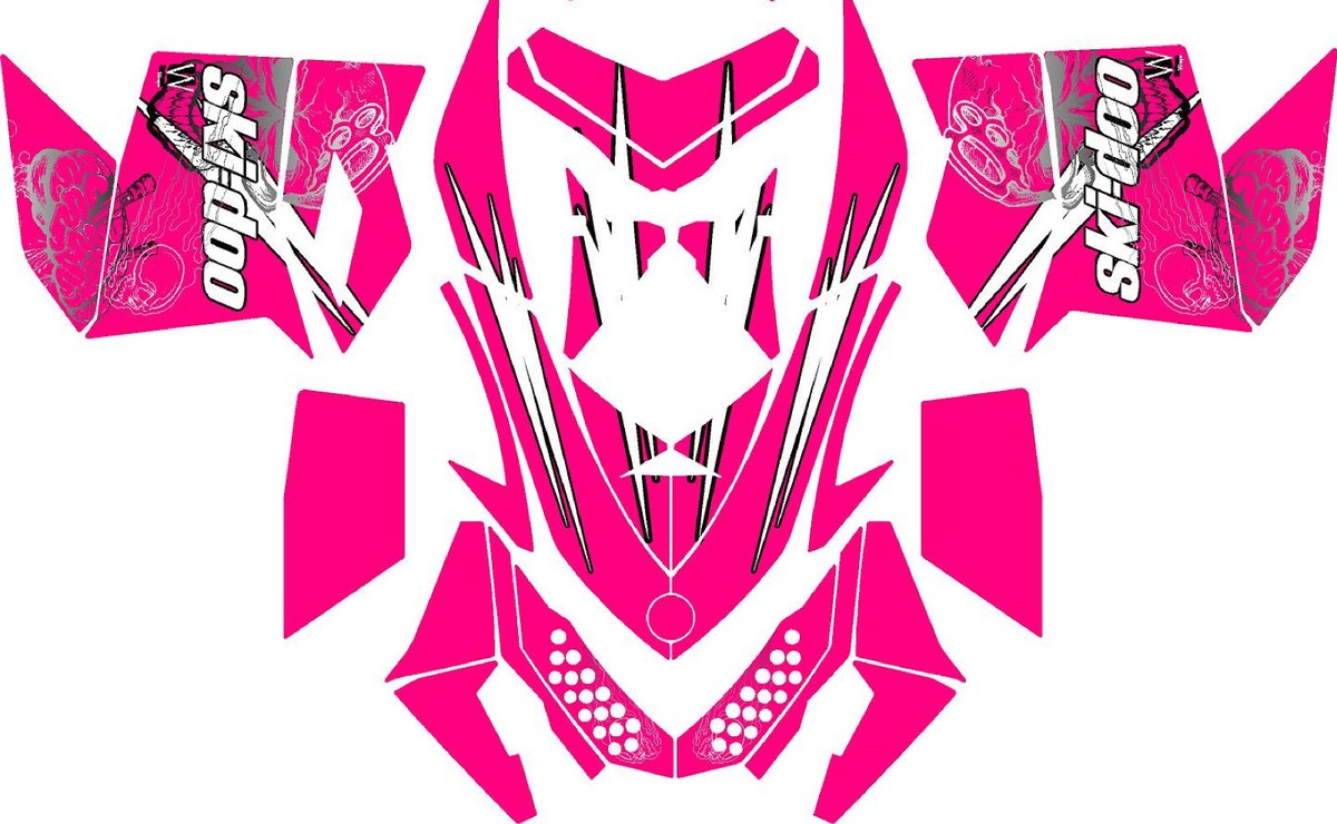 Custom graphics kit on a Ski-Doo REV XM