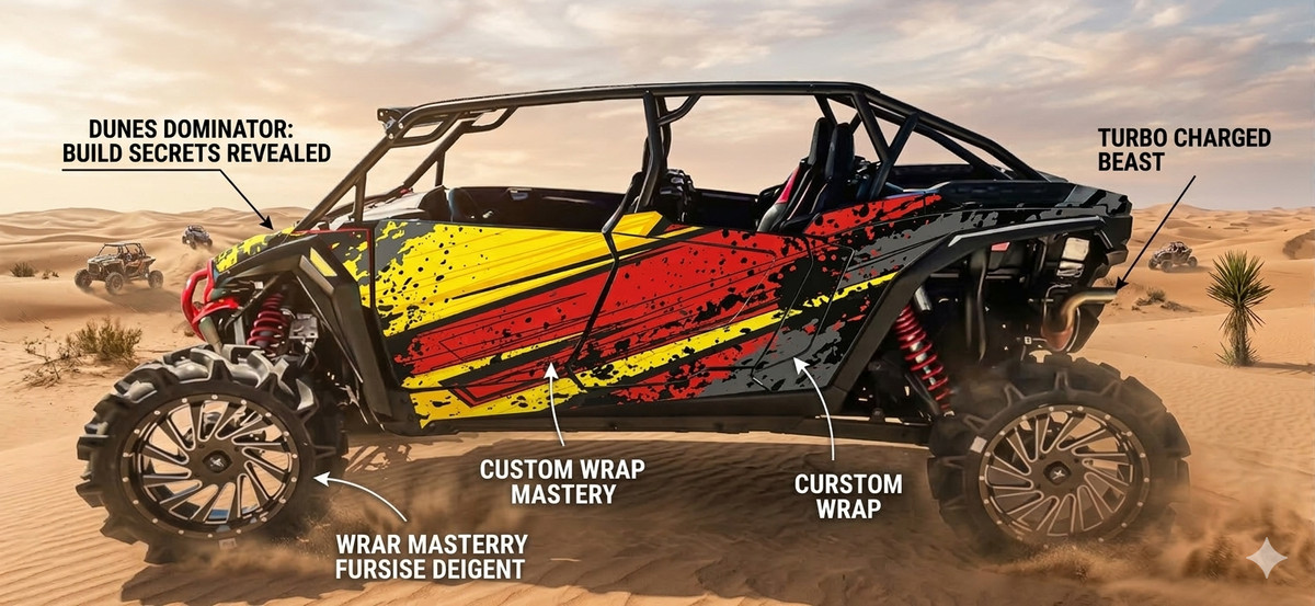 Grapfix XP 4 graphics kit on a Polaris RZR