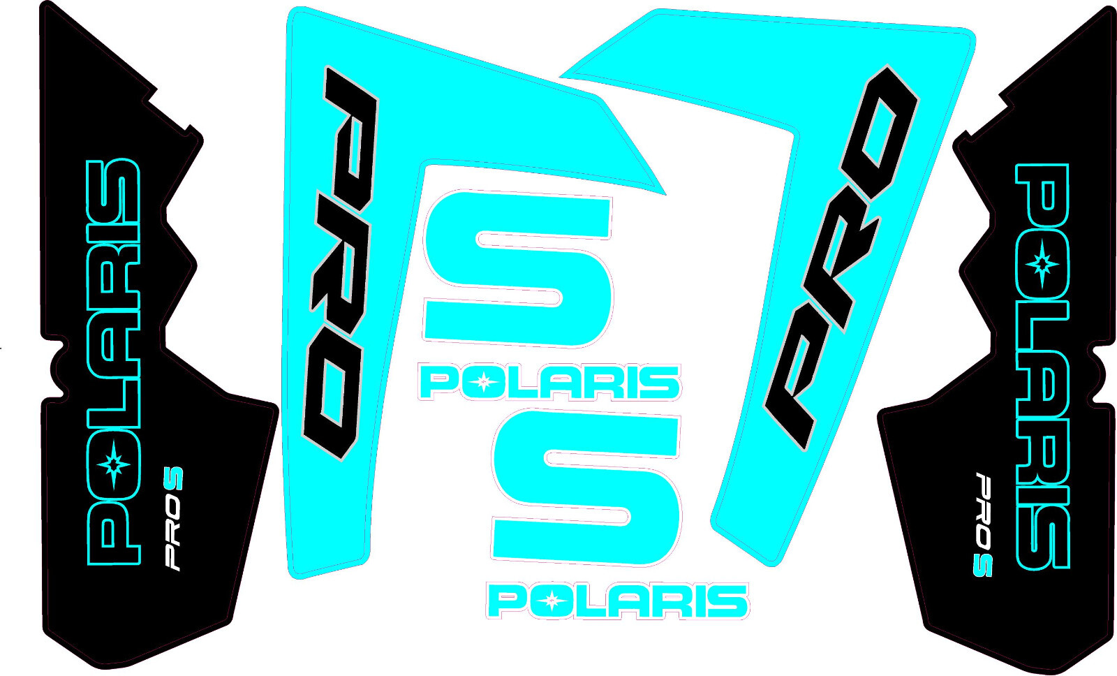 Grapfix 15 PRO-RMK graphics kit on a Polaris Rush