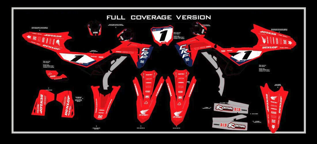 HAMAMATSU graphics kit on a Honda CRF 250 / 450