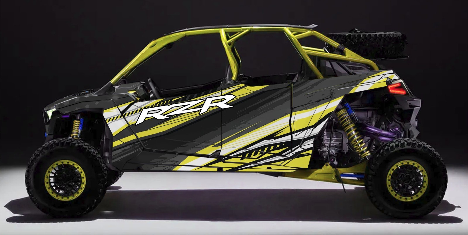 UTV PRO Ultimate 4 D13 graphics kit on a Polaris RZR