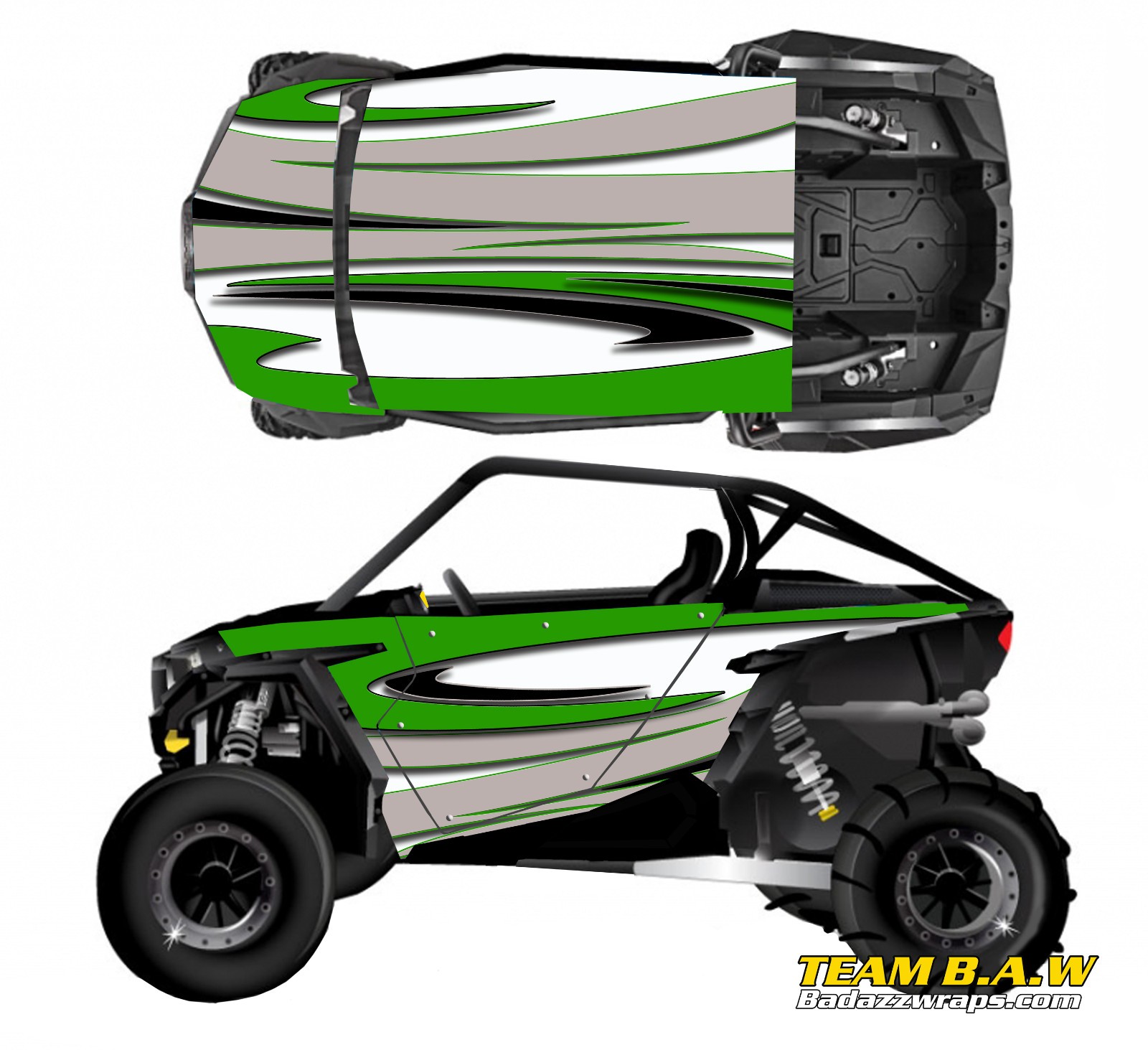 Bizzly graphics kit on a Polaris RZR