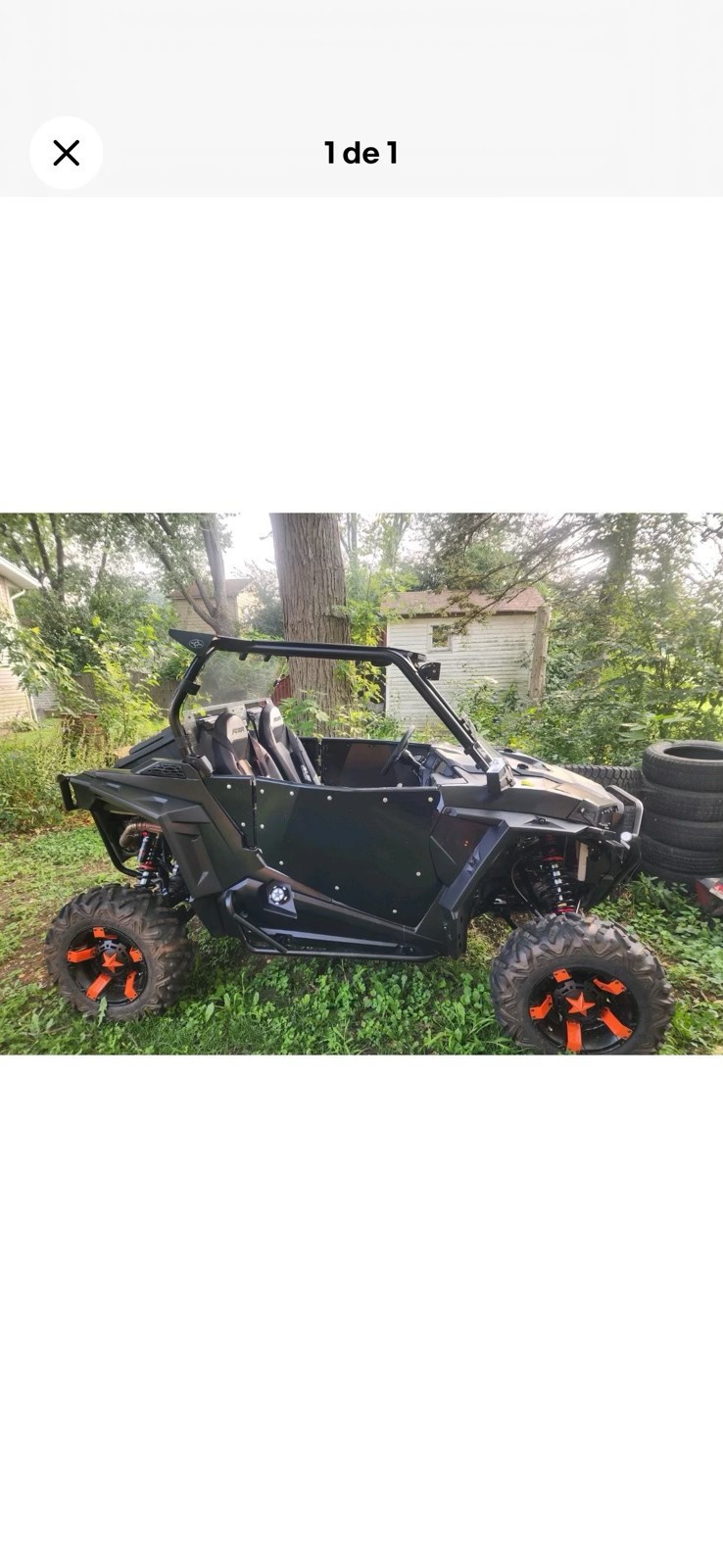 custom 2 graphics kit on a Polaris RZR XP 1000