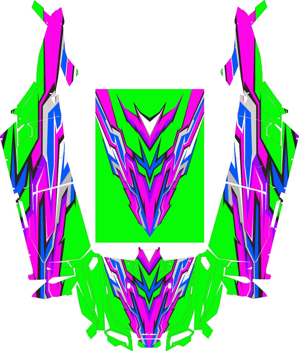 Grapfix 4 1000 graphics kit on a Honda Talon