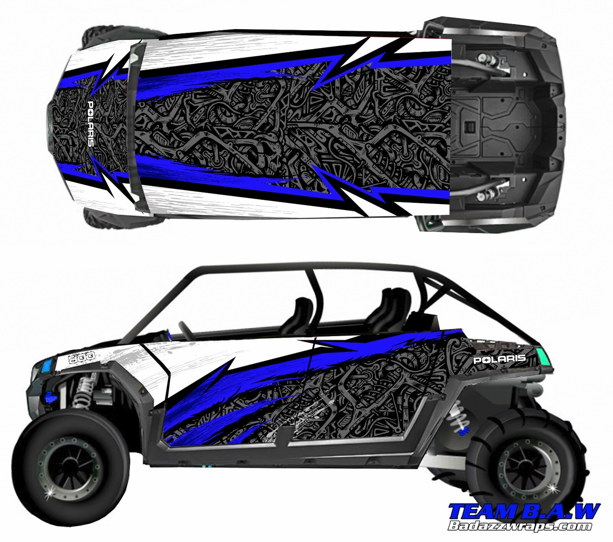 Grapfix 4 graphics kit on a Polaris RZR 800