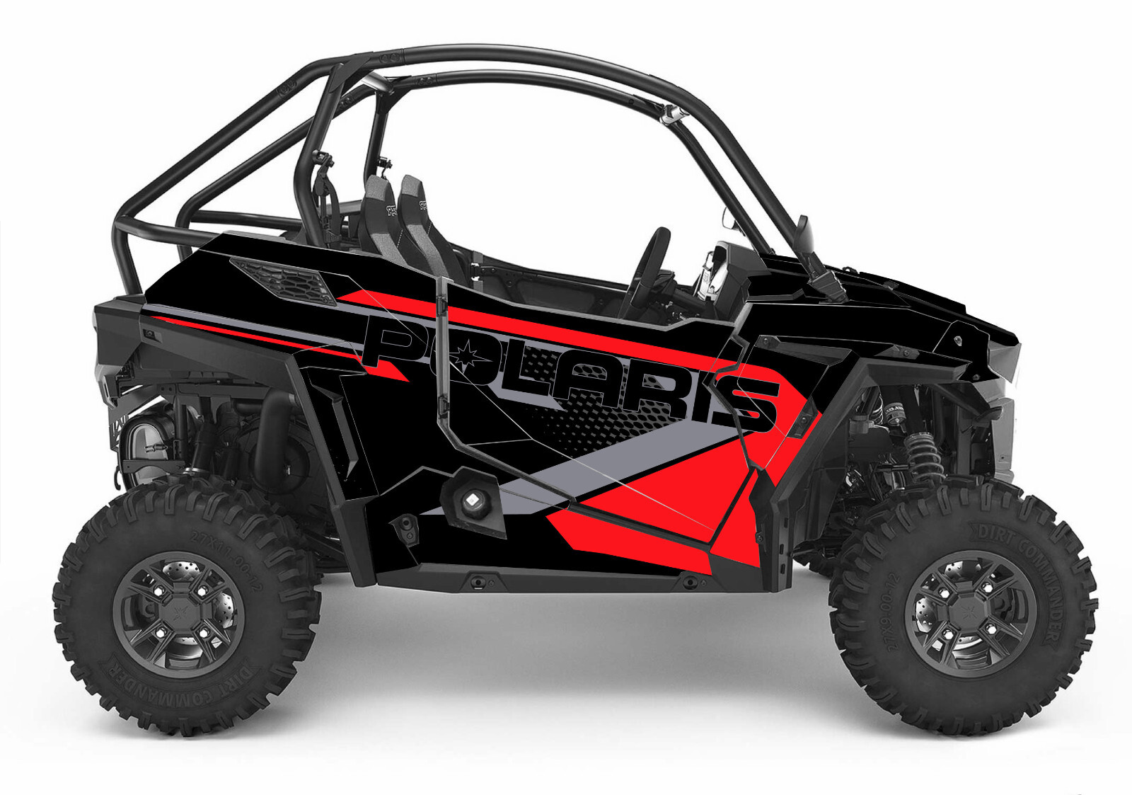 Grapfix 21+ Trail S graphics kit on a Polaris RZR