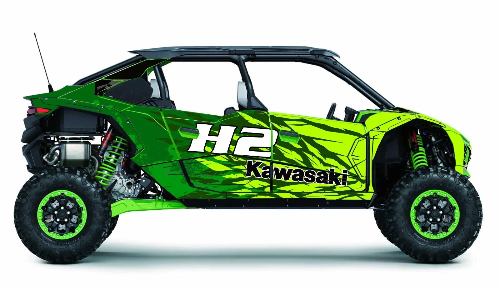 H2 5 H2-D2 graphics kit on a Kawasaki Teryx