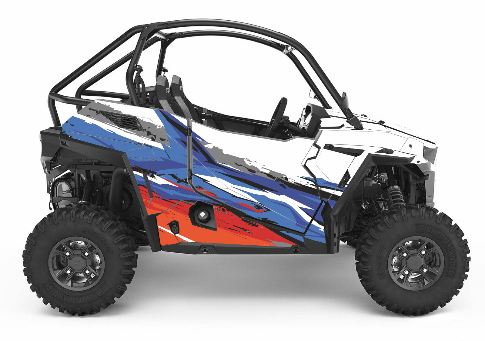 Grapfix 21+ Trail S graphics kit on a Polaris RZR