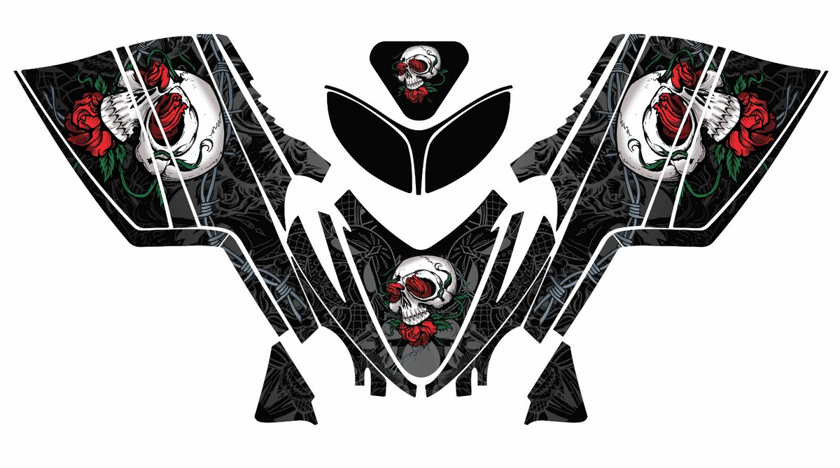 Custom graphics kit on a Arctic Cat Arctic Cat Snowmobile