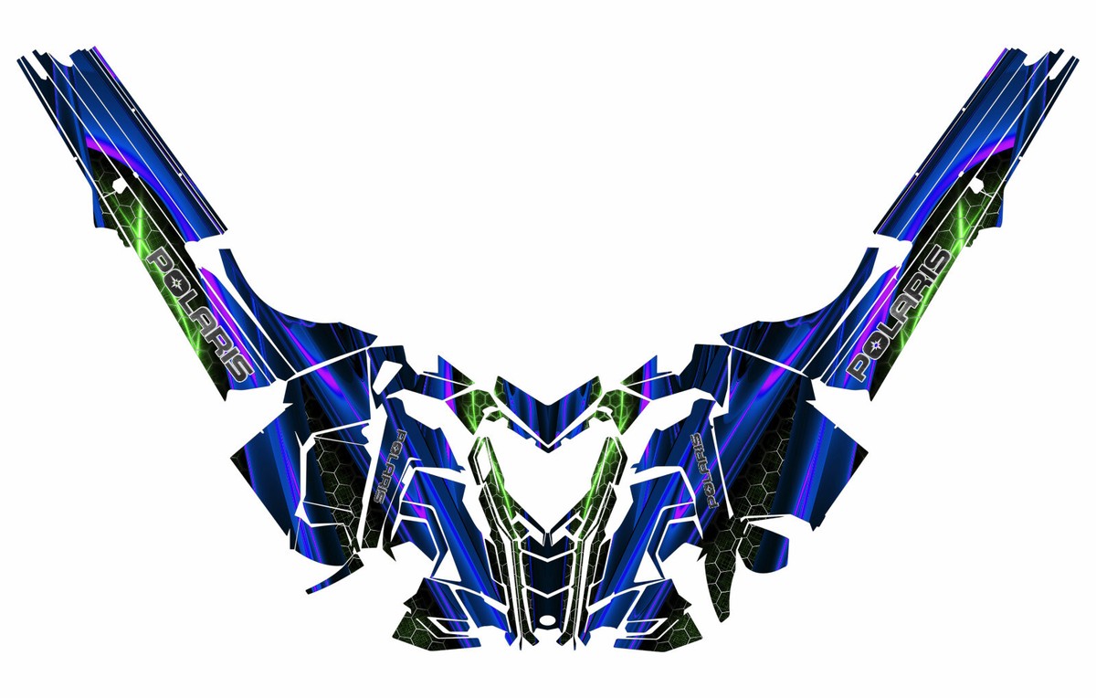 Grapfix Pro Caged graphics kit on a Polaris AXYS