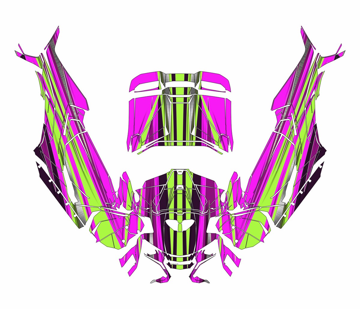 Grapfix 4x4 graphics kit on a Can-Am Maverick R