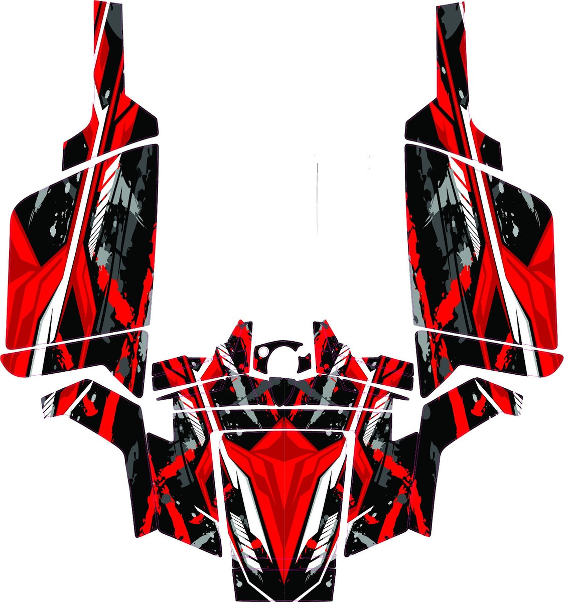 Grapfix graphics kit on a Polaris RZR 800
