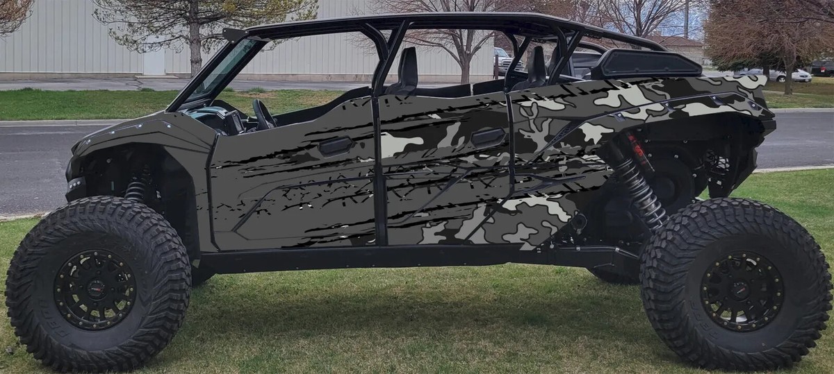 Custom graphics kit on a Kawasaki Teryx KRX 1000