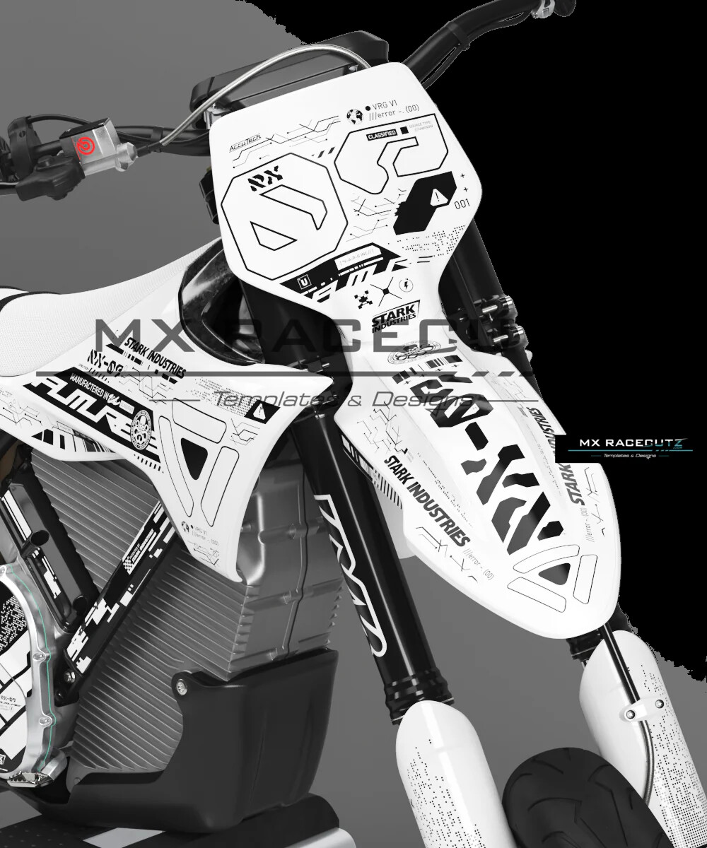Charger graphics kit on a Stark Future Stark Future