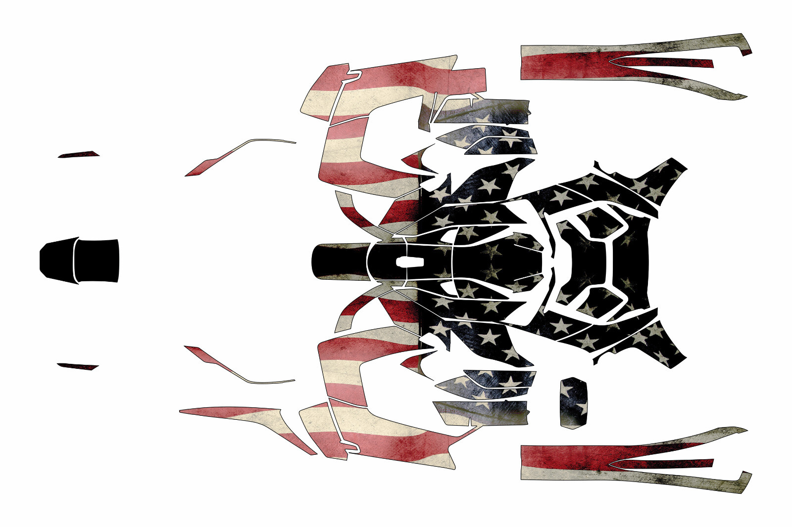Show Your Pride - graphics kit on a Can-Am Ryker