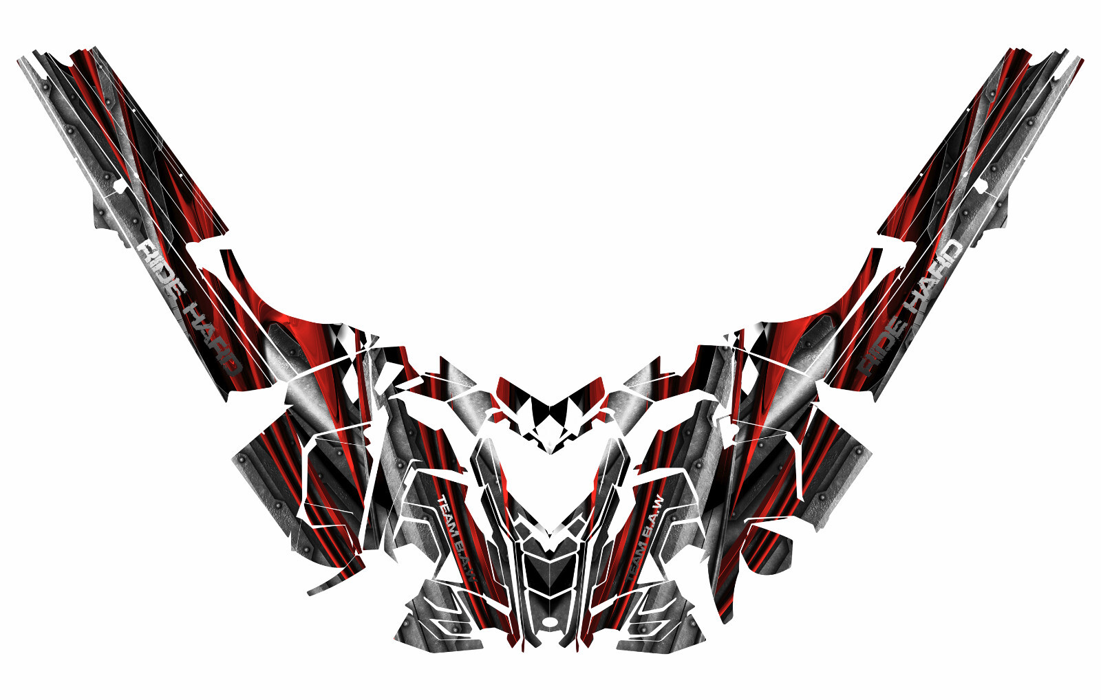 Grapfix Pro Geneses graphics kit on a Polaris AXYS